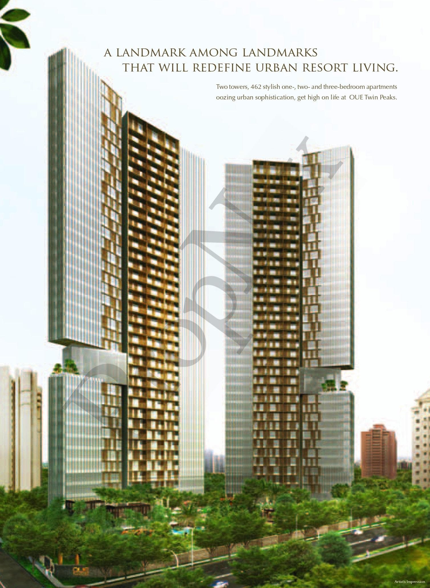OUE Twin Peaks listing