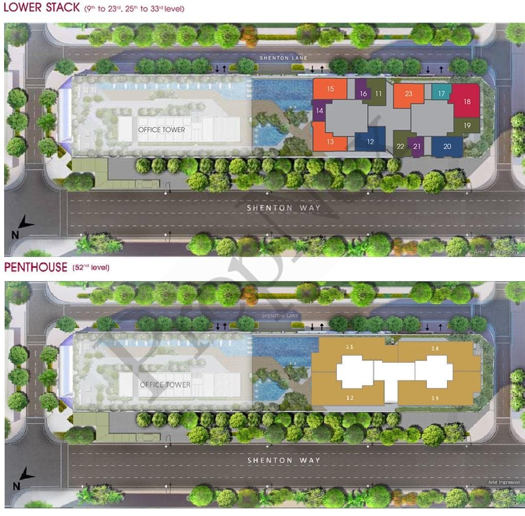 Interactive site plan