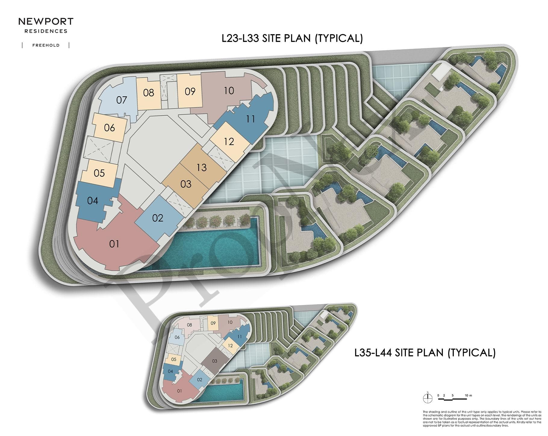 Interactive site plan