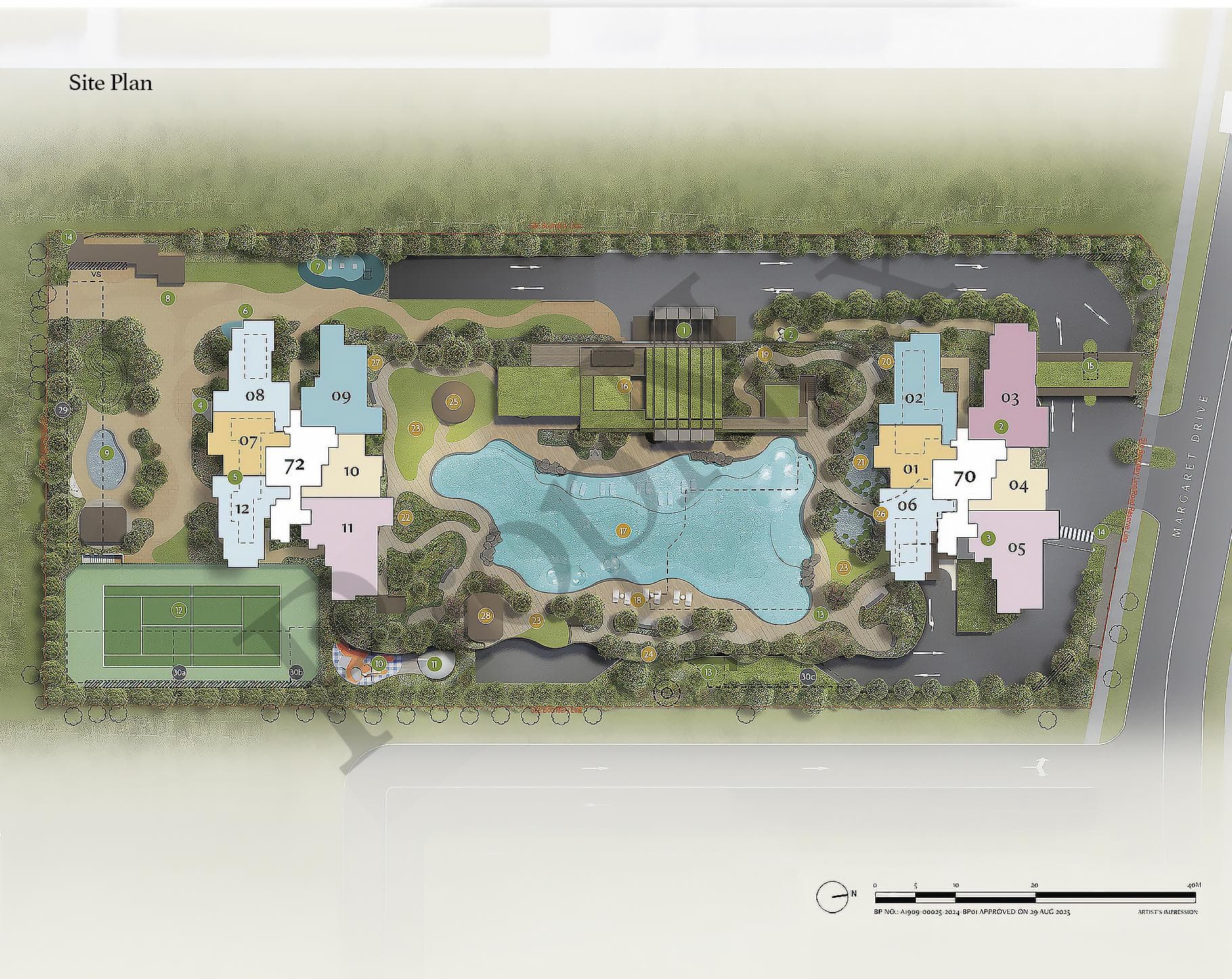 Interactive site plan