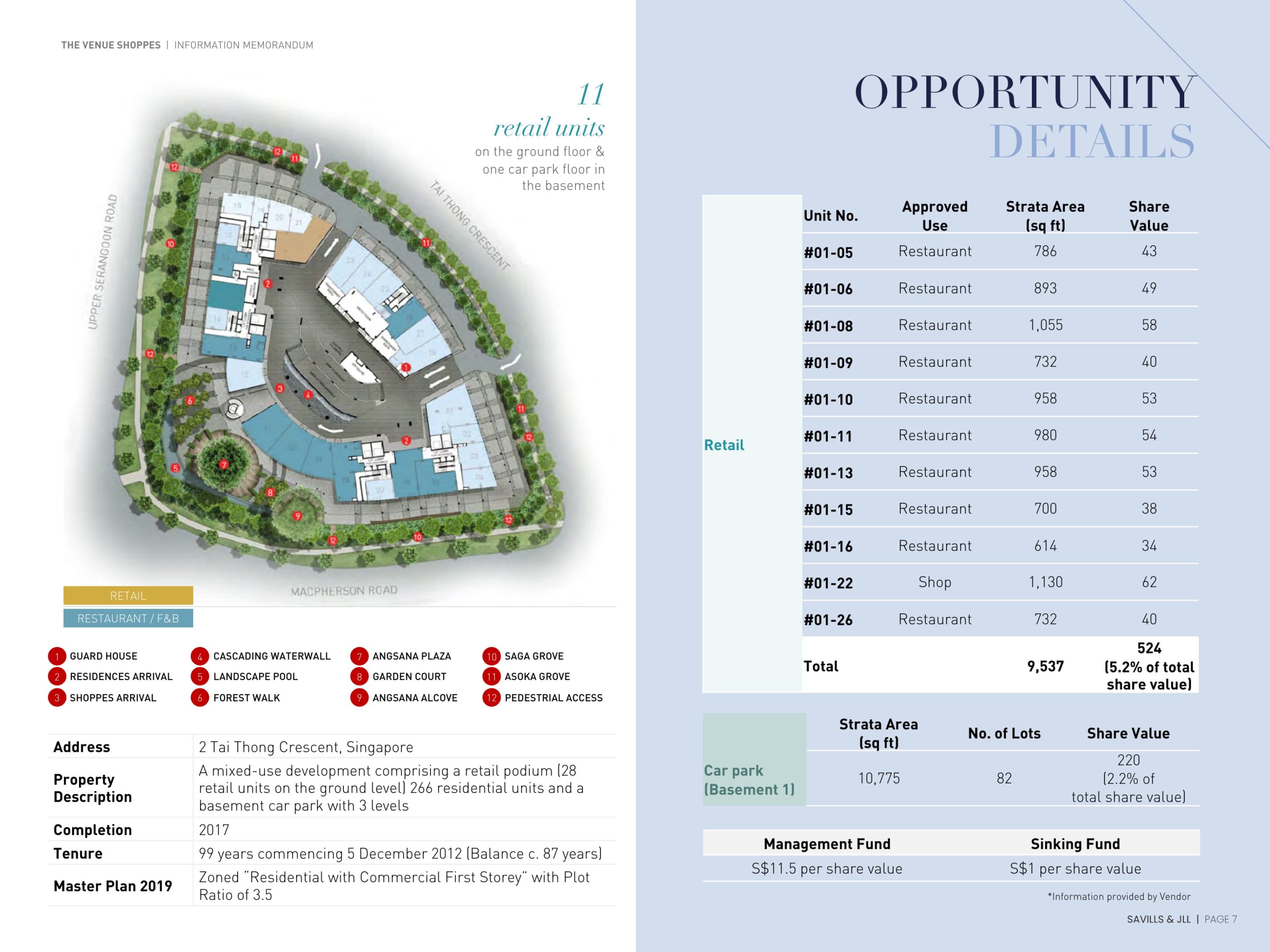 The Venue Shoppes Site Plan image