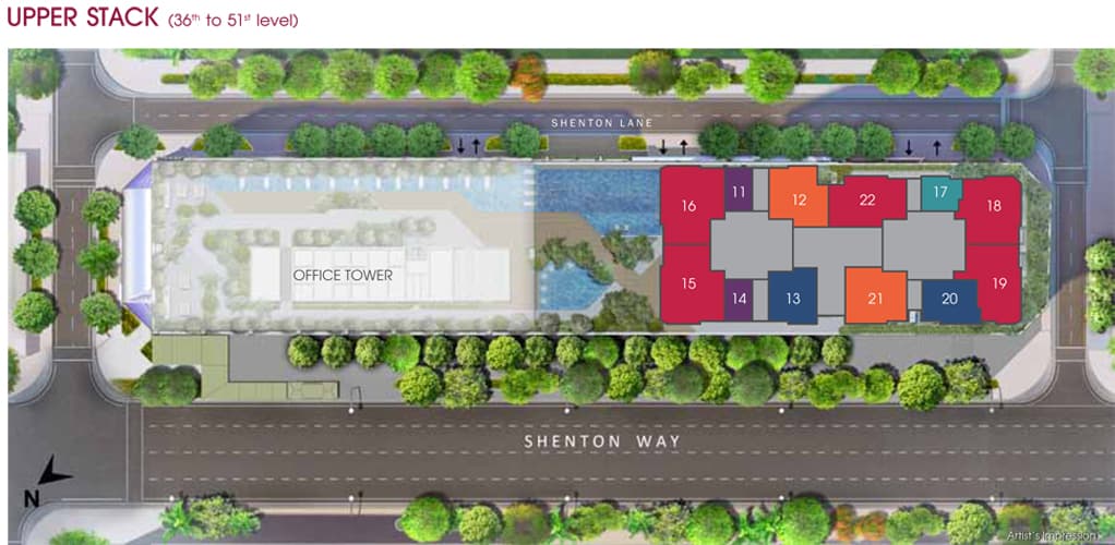 V On Shenton Site Plan image
