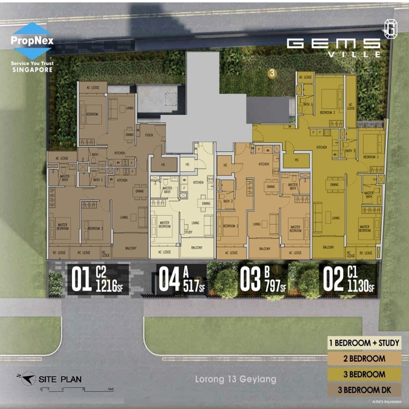 Gems Ville Site Plan image
