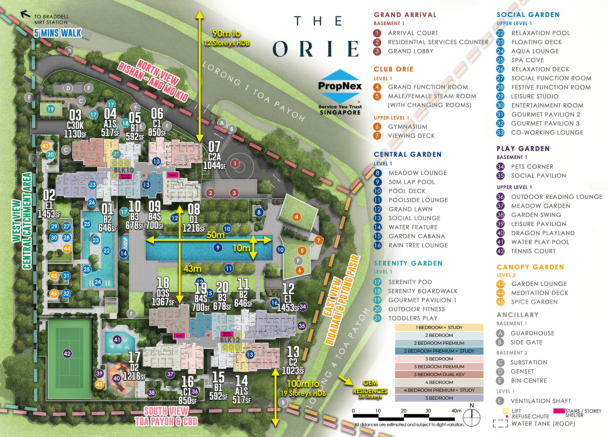 The Orie Site Plan image