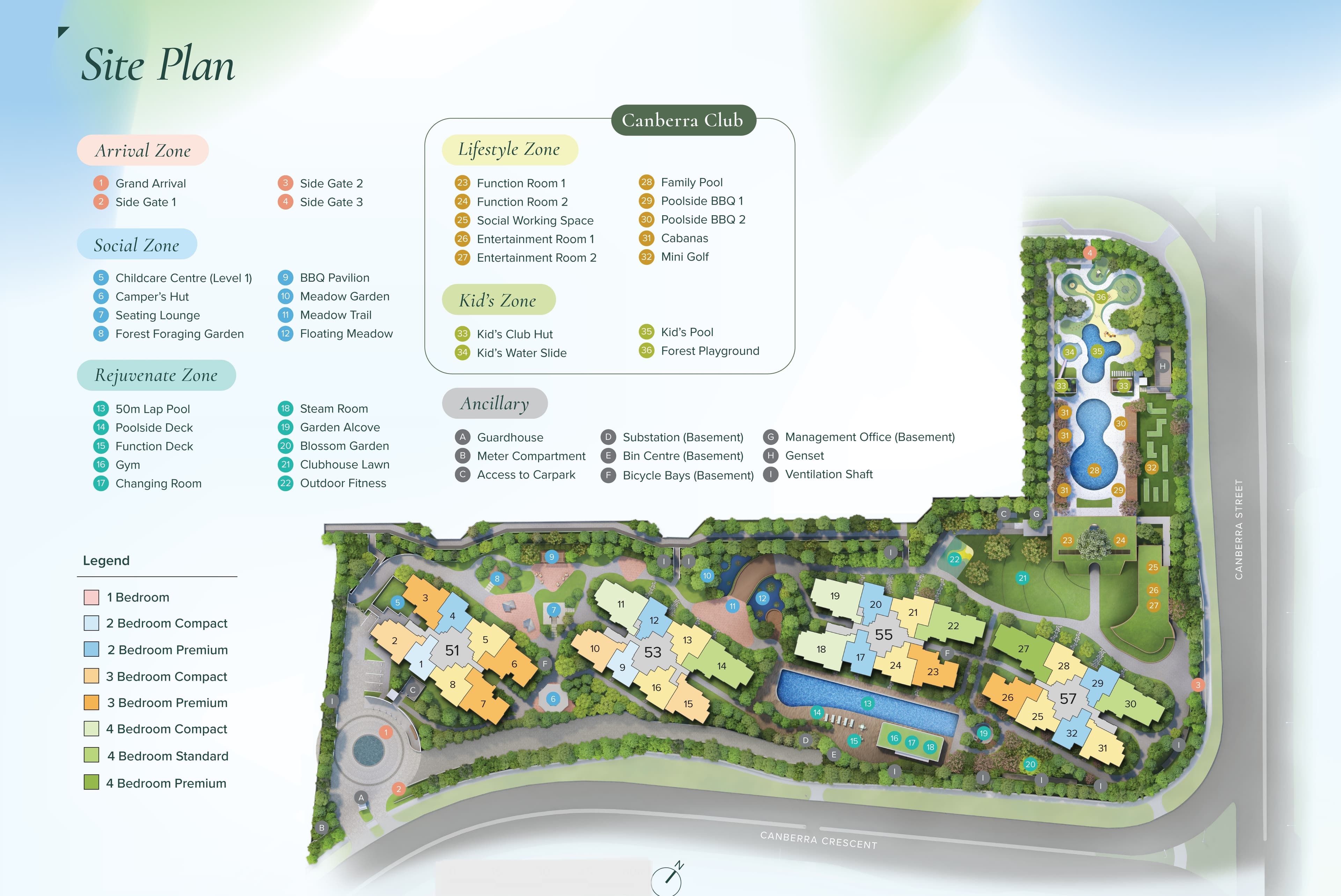 Canberra Crescent Residences Site Plan image