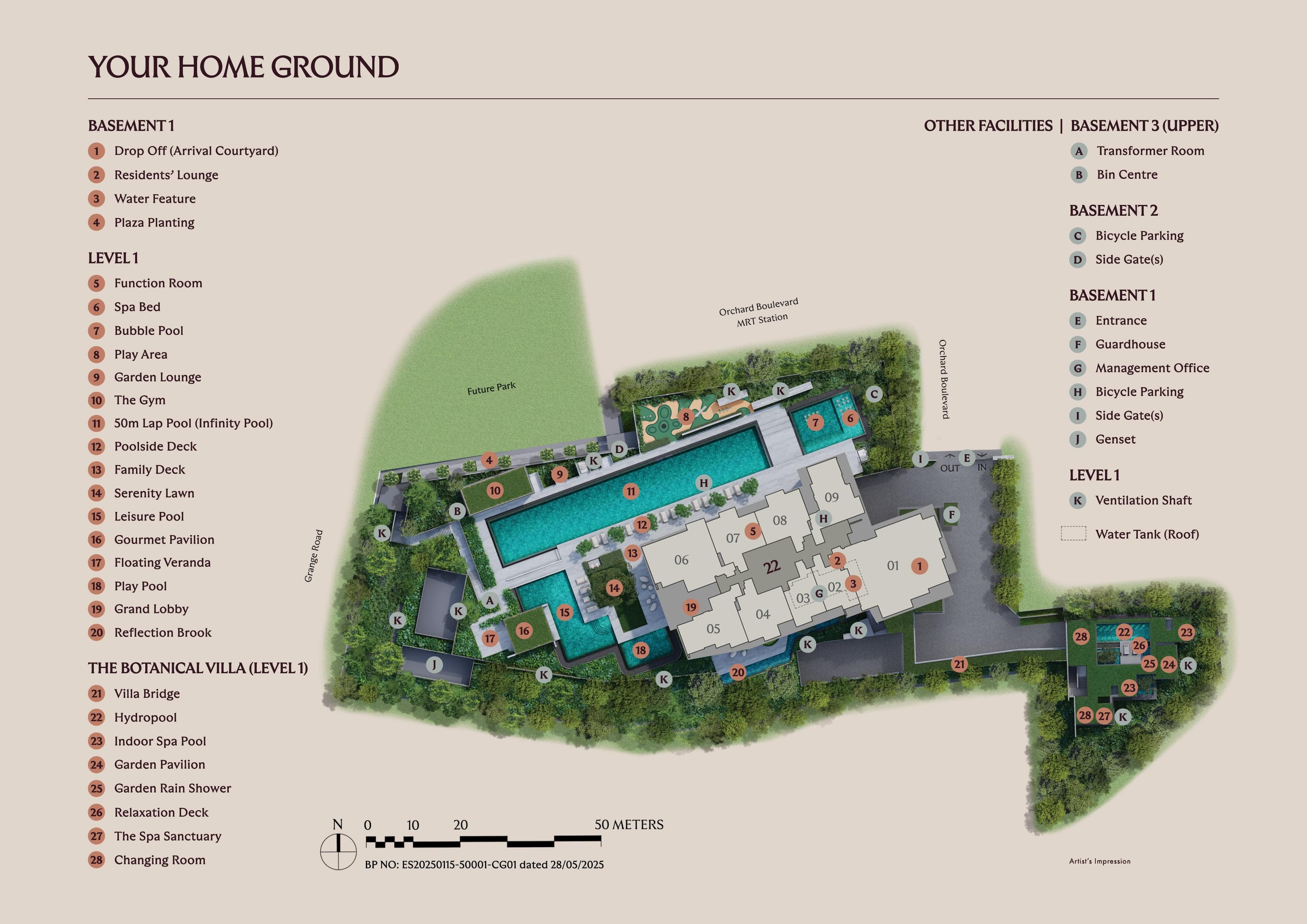 UPPERHOUSE at Orchard Boulevard Site Plan image