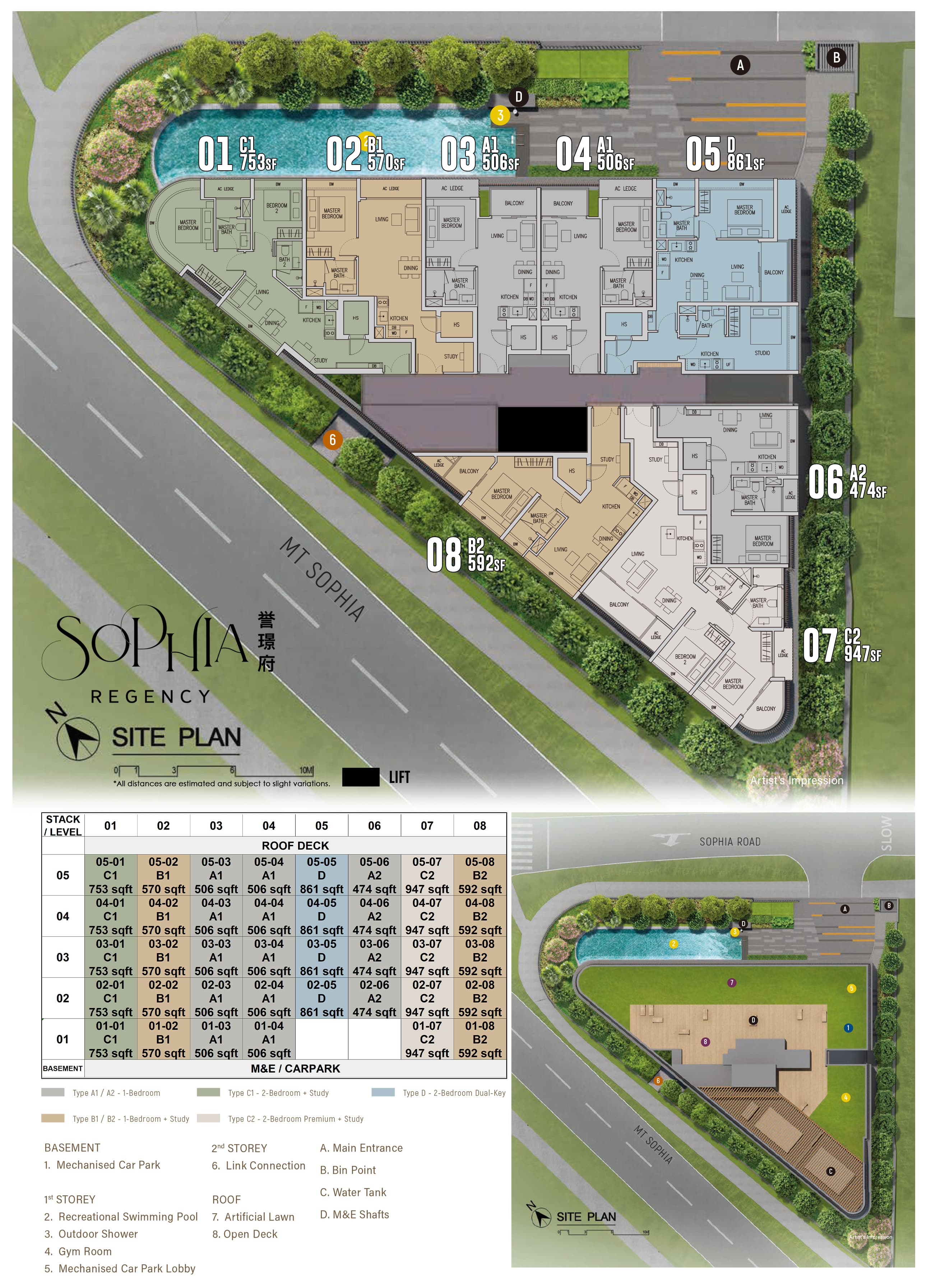 Sophia Regency Site Plan image
