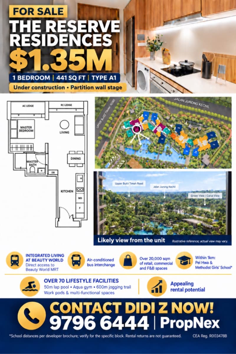 The Reserve Residences listing